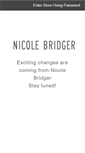 Mobile Screenshot of nicolebridger.com